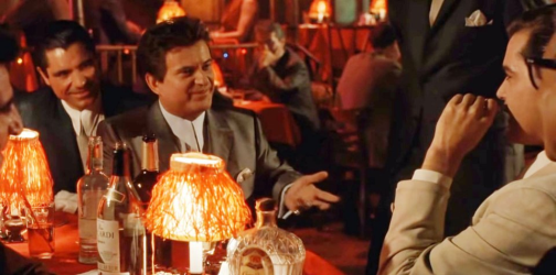 This scene is like if Ricky Gervais were a gangster.